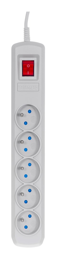 Activejet grey power strip with cord ACJ COMBO 5G/5M/BEZP. AUT/S Activejet grey power strip with cord ACJ COMBO 5G/5M/BEZP. AUT/S