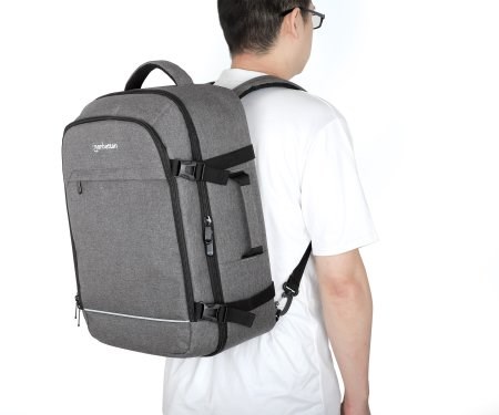 MANHATTAN NB Rucksack Rome bis 17,3" anthrazit MANHATTAN NB Rucksack Rome bis 17,3" anthrazit