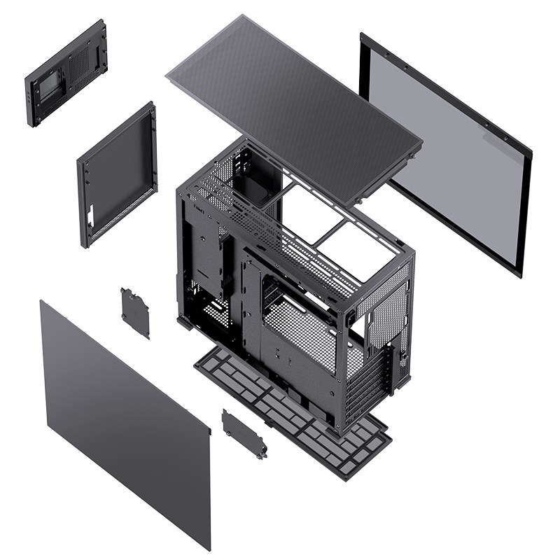 Jonsbo D41 MESH Screen ATX Case, Tempered Glass - black Jonsbo D41 MESH Screen ATX Case, Tempered Glass - black