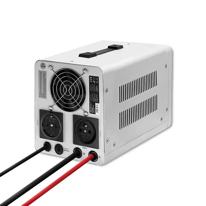 Qoltec 50716 Uninterruptible power supply Pure Sine Wave UPS | 500VA | 350W | constant phase | Grey Qoltec 50716 Uninterruptible power supply Pure Sine Wave UPS | 500VA | 350W | constant phase | Grey