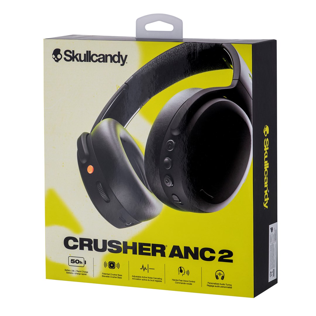 Headphones Skullcandy Crusher ANC 2 Wireless True Black Headphones Skullcandy Crusher ANC 2 Wireless True Black