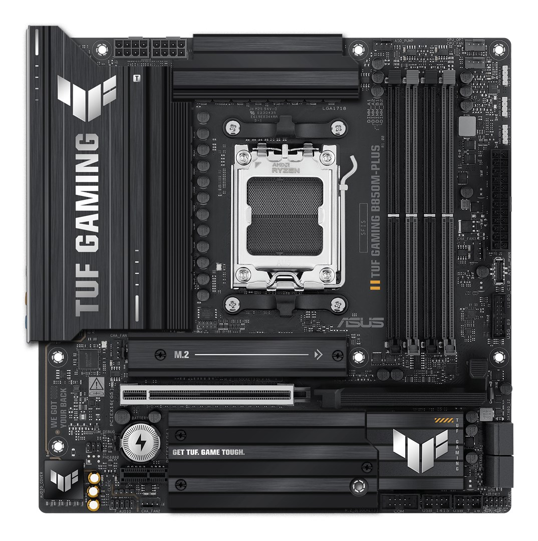 ASUS TUF GAMING B850M-PLUS AMD B850 Socket AM5 micro ATX ASUS TUF GAMING B850M-PLUS AMD B850 Socket AM5 micro ATX