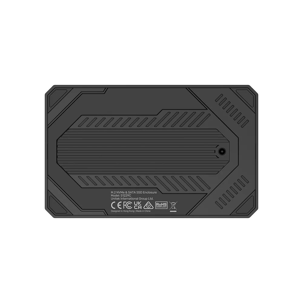 UNITEK S1229CBK01 storage drive enclosure M.2 NVMe & SATA SSD Black UNITEK S1229CBK01 storage drive enclosure M.2 NVMe & SATA SSD Black