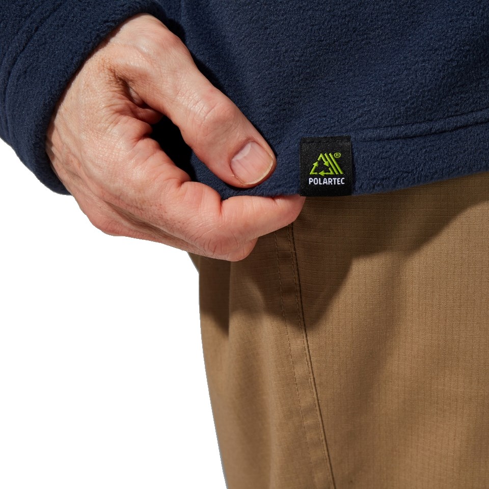 BERGHAUS Prism Half Zip Polartec® Fleece - men's fleece sweatshirt, size L (blue) BERGHAUS Prism Half Zip Polartec® Fleece - men's fleece sweatshirt, size L (blue)