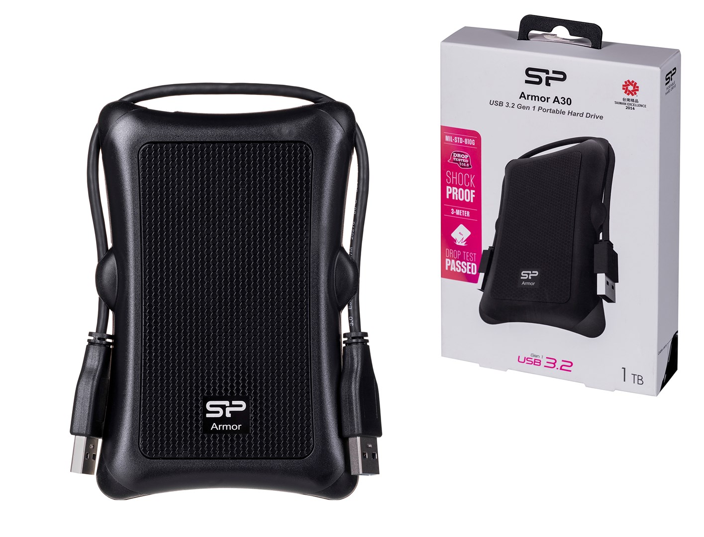 Silicon Power Armor A30 external hard drive 1 TB Black Silicon Power Armor A30 external hard drive 1 TB Black