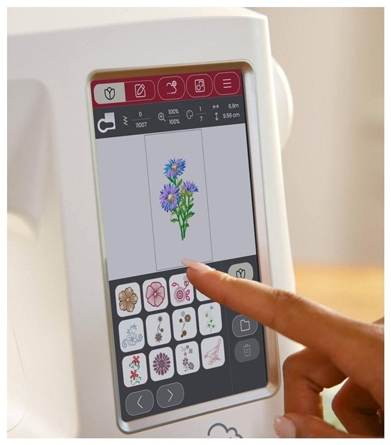 SINGER Sewing machine embroidery machine SE 9185 WiFi Electric current White SINGER Sewing machine embroidery machine SE 9185 WiFi Electric current White