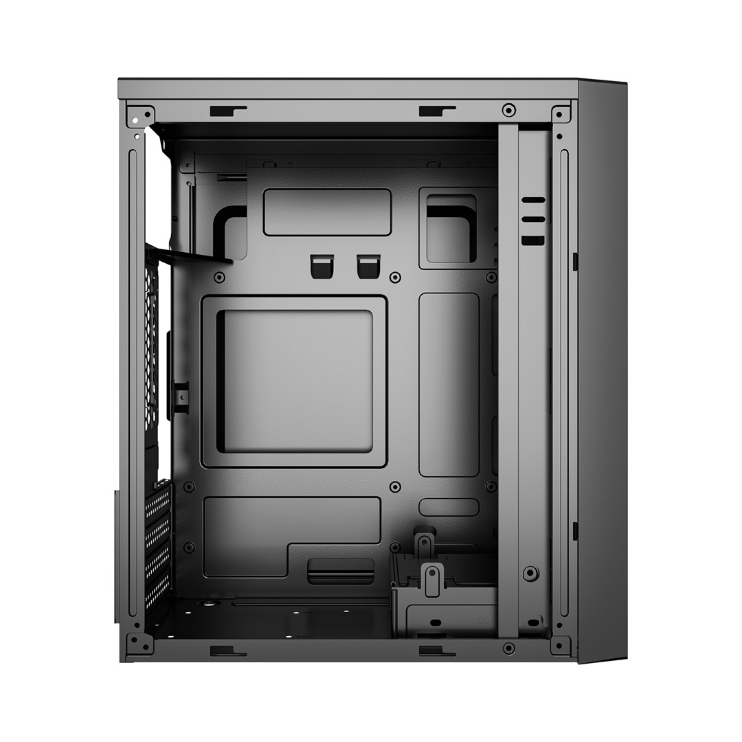 Gembird CCC-FC-K170-600W Office computer case Fornax K170, mATX, black + 600W 80PLUS bronze PSU Gembird CCC-FC-K170-600W Office computer case Fornax K170, mATX, black + 600W 80PLUS bronze PSU