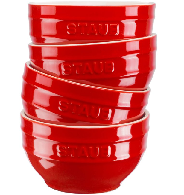 STAUB ROUND BOWL 40508-146-0 14 CM - SET OF 4 PIECES STAUB ROUND BOWL 40508-146-0 14 CM - SET OF 4 PIECES