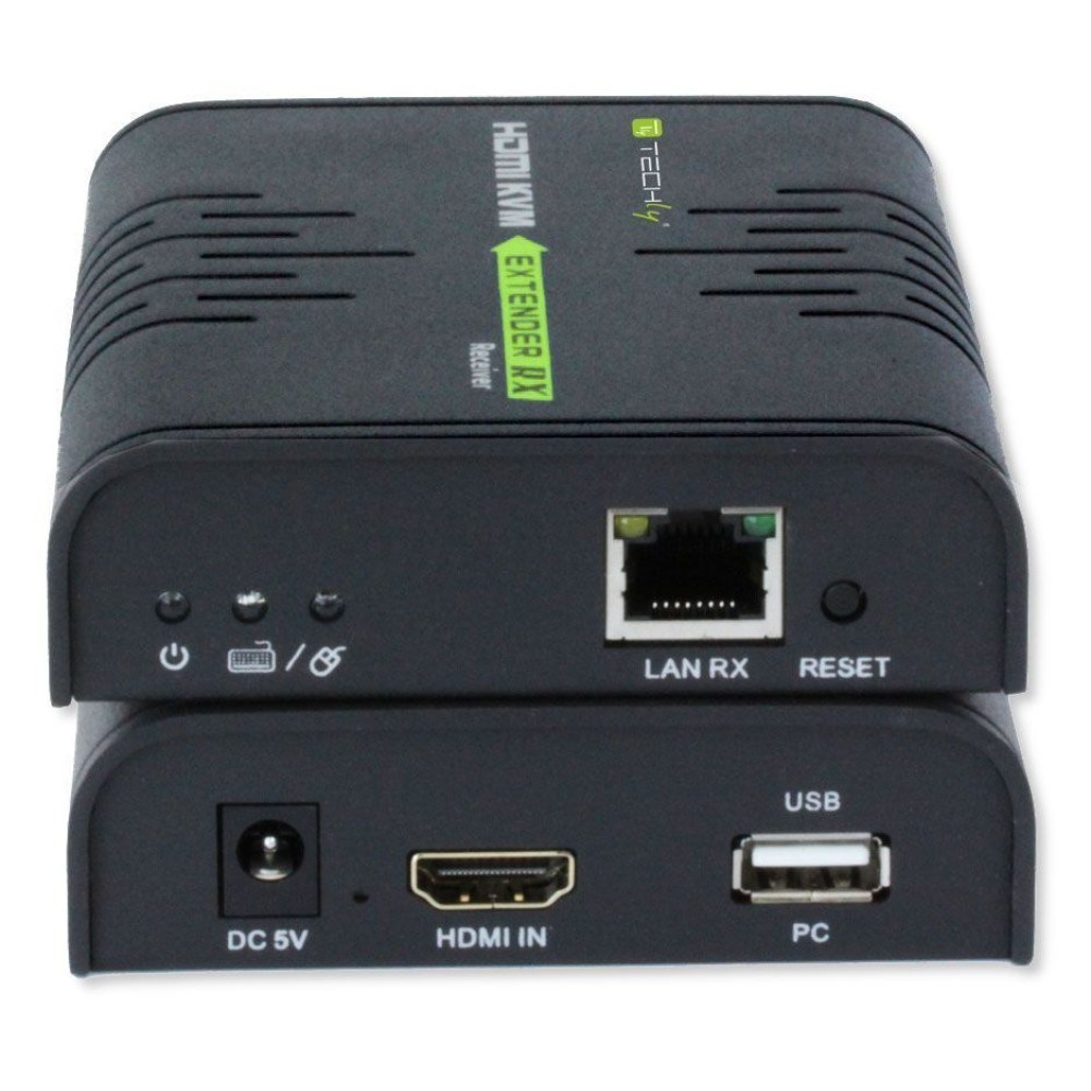 Techly IDATA HDMI-KVM2 KVM extender Transmitter & receiver Techly IDATA HDMI-KVM2 KVM extender Transmitter & receiver