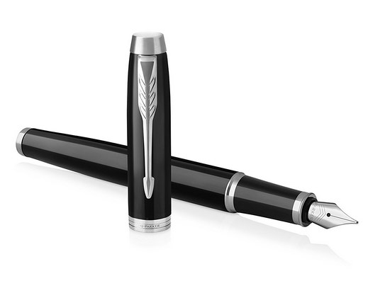 Parker IM fountain pen Cartridge filling system Black, Chrome 1 pc(s) Parker IM fountain pen Cartridge filling system Black, Chrome 1 pc(s)