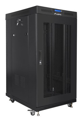 Lanberg FF01-8822-23BL rack cabinet 22U Freestanding rack Black Lanberg FF01-8822-23BL rack cabinet 22U Freestanding rack Black