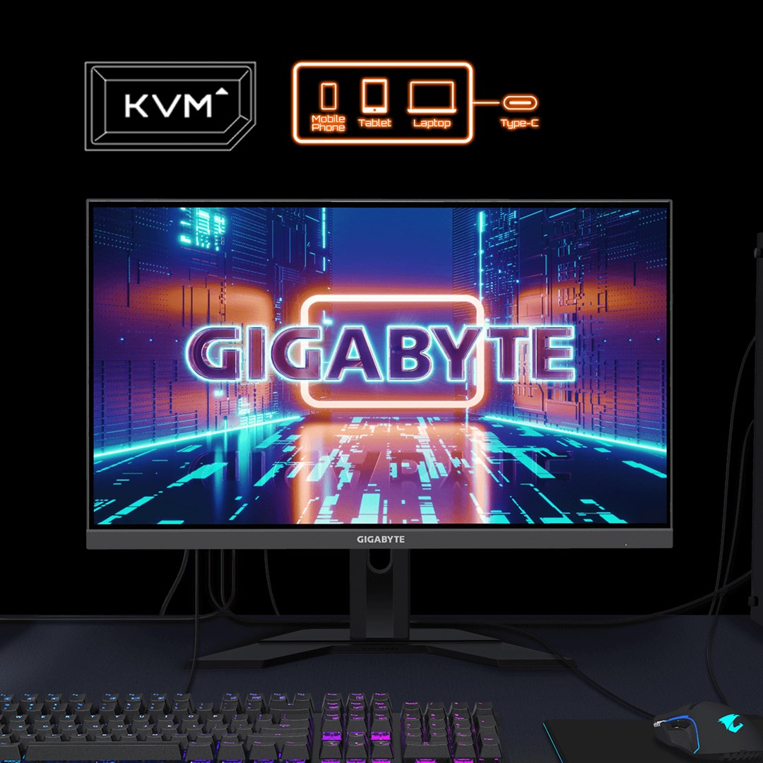 Gigabyte M27Q 68.6 cm (27") 2560 x 1440 pixels Quad HD LED Black Gigabyte M27Q 68.6 cm (27") 2560 x 1440 pixels Quad HD LED Black