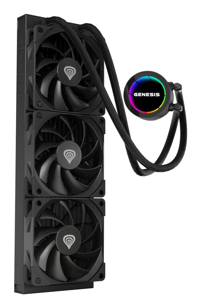GENESIS NLG-2320 computer cooling system Computer case Liquid cooling kit Black GENESIS NLG-2320 computer cooling system Computer case Liquid cooling kit Black