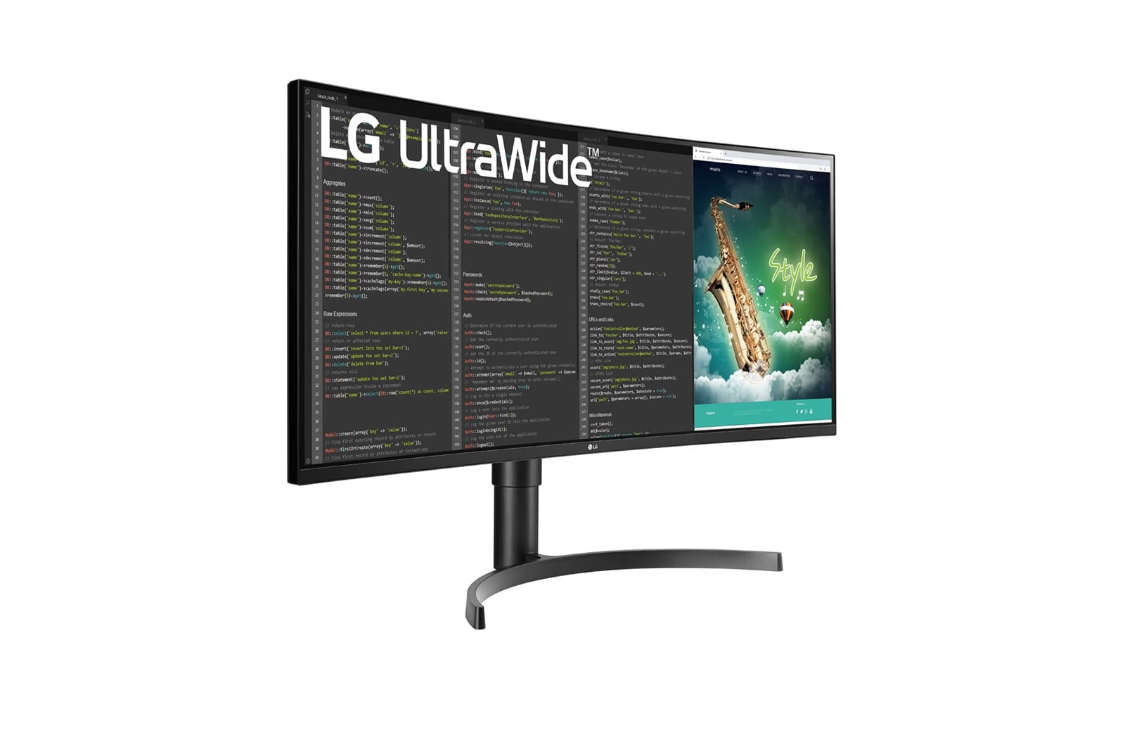 LG UltraWide 35WN75CP-B skarm - LED ba LG UltraWide 35WN75CP-B skarm - LED ba
