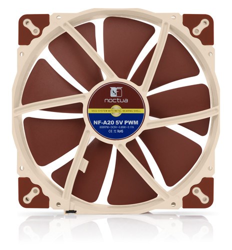 Noctua NF A20 5V PWM Computer case Fan 20 cm Beige, Red Noctua NF A20 5V PWM Computer case Fan 20 cm Beige, Red