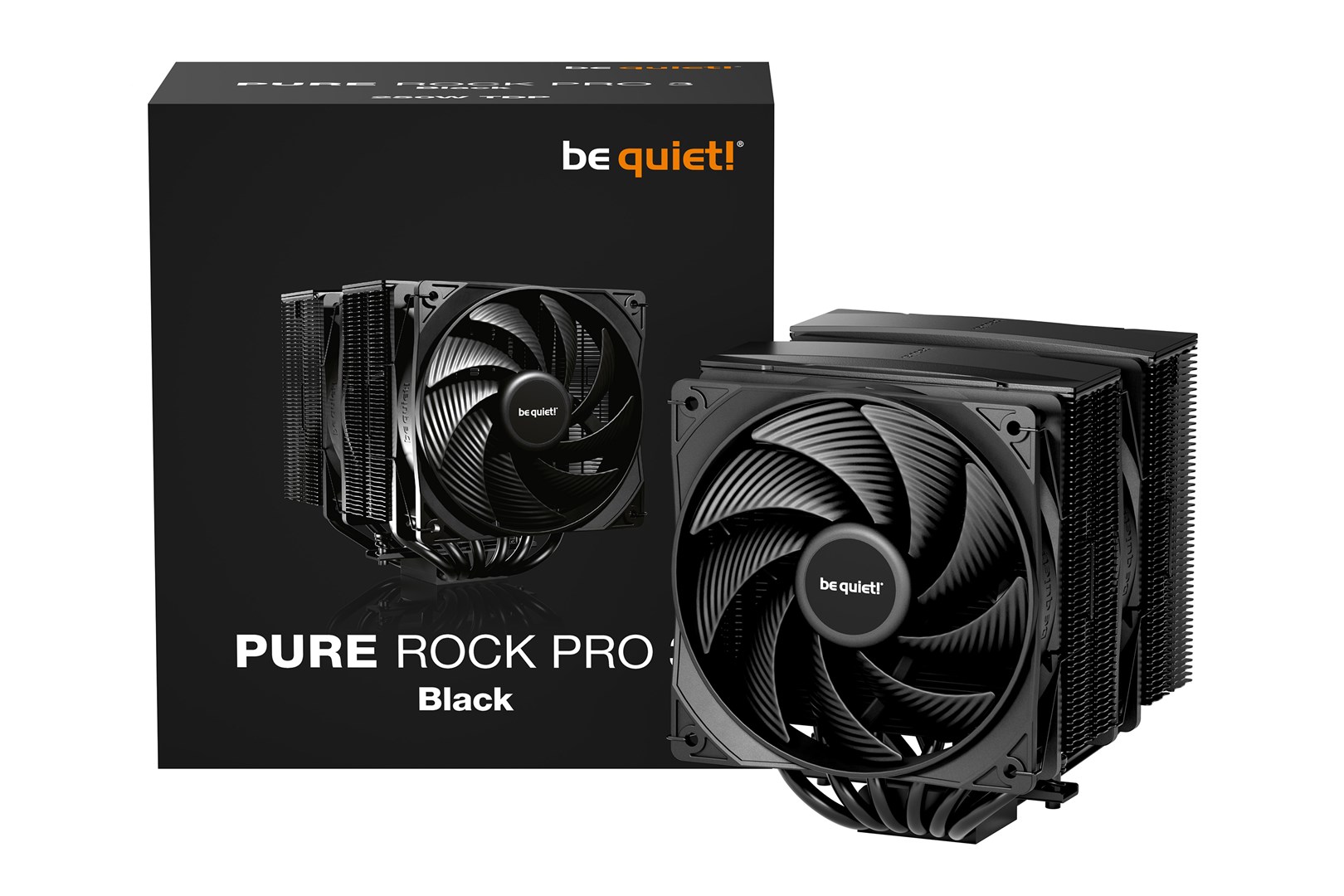 be quiet! Pure Rock Pro 3 Black Processor Air cooler 12 cm 1 pc(s) be quiet! Pure Rock Pro 3 Black Processor Air cooler 12 cm 1 pc(s)