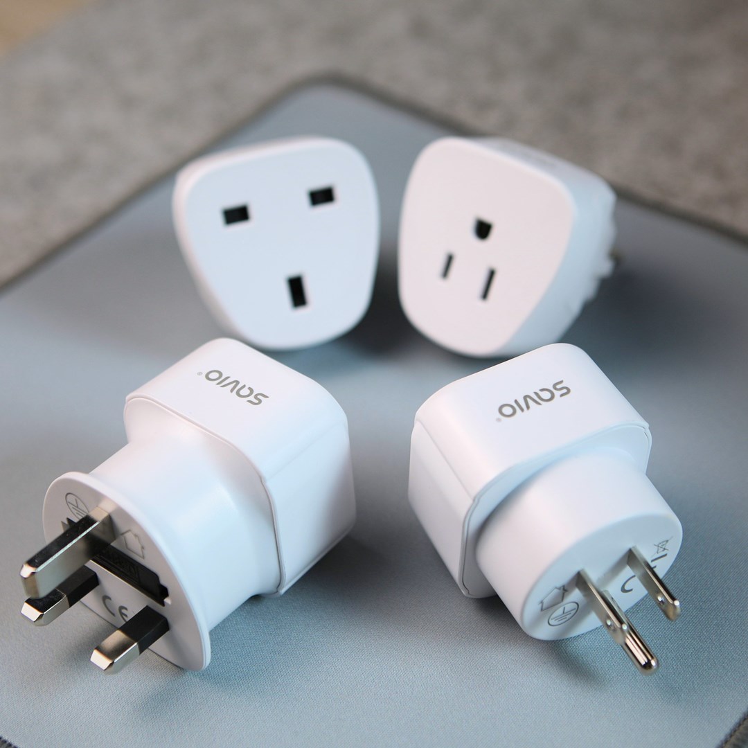 SAVIO AP-01 Travel Adapter, US socket – EU plug SAVIO AP-01 Travel Adapter, US socket – EU plug
