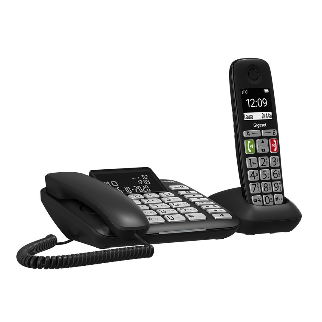 Gigaset DL780 Plus Analog/DECT telephone Caller ID Black Gigaset DL780 Plus Analog/DECT telephone Caller ID Black
