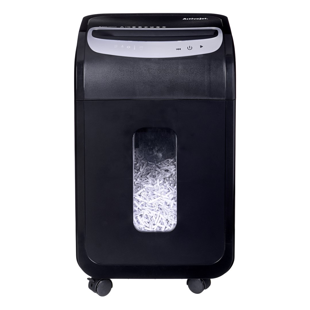 Shredder Activejet ASH-2502C, P-4, 28 l, shreds 4x40 mm, black Shredder Activejet ASH-2502C, P-4, 28 l, shreds 4x40 mm, black