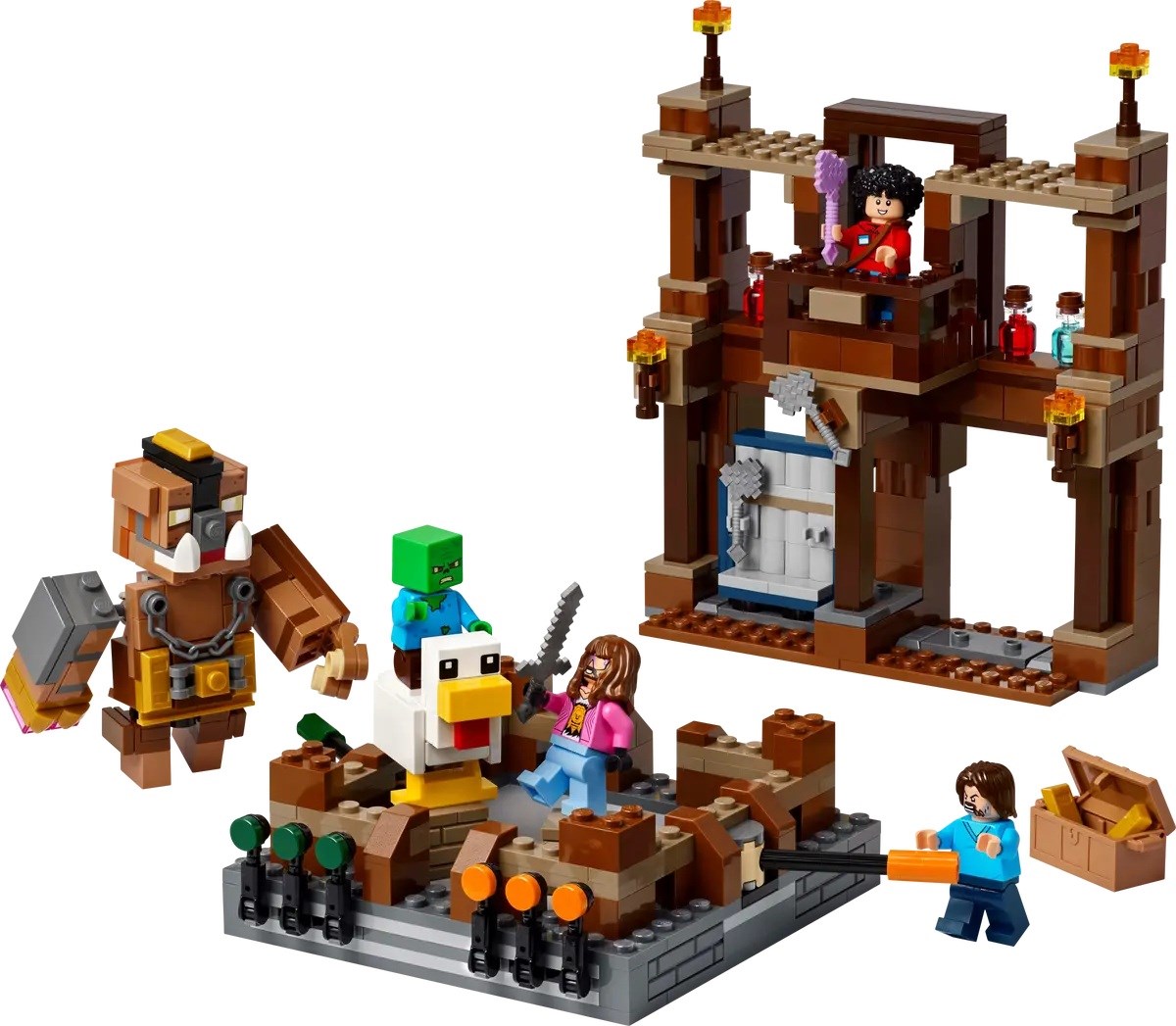 LEGO MINECRAFT 21272 Woodland Mansion Fighting Ring LEGO MINECRAFT 21272 Woodland Mansion Fighting Ring