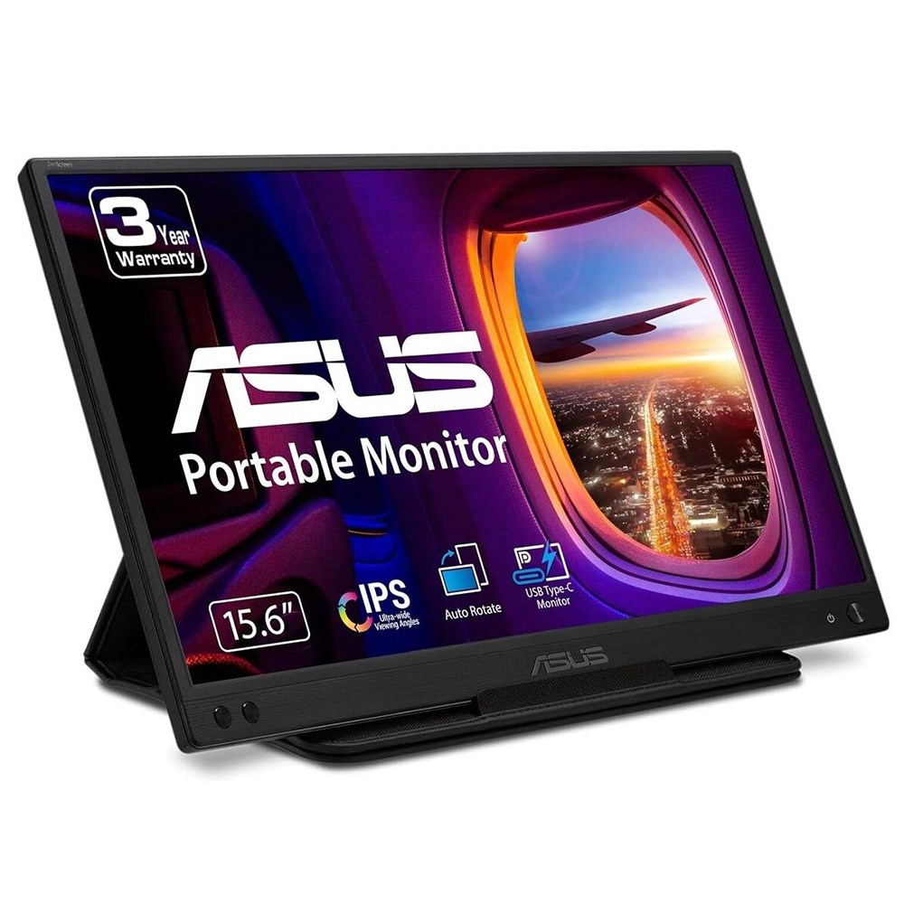 ASUS ZenScreen MB166C computer monitor 39.6 cm (15.6") 1920 x 1080 pixels Full HD LED Black ASUS ZenScreen MB166C computer monitor 39.6 cm (15.6") 1920 x 1080 pixels Full HD LED Black