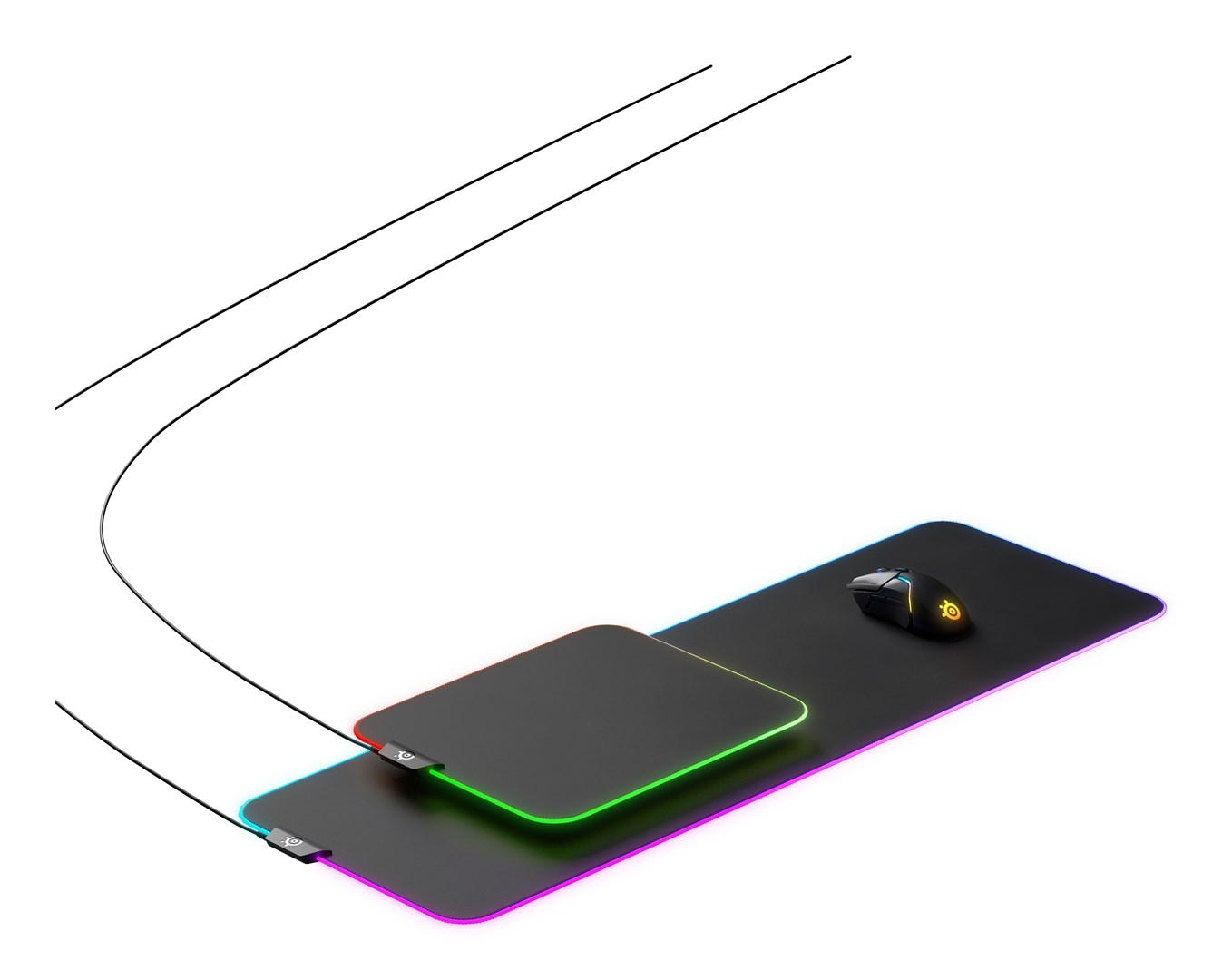 Steelseries QcK Prism Cloth XL Gaming mouse pad Black Steelseries QcK Prism Cloth XL Gaming mouse pad Black
