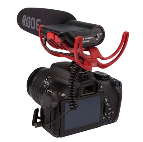 RØDE VideoMic Rycote Black Digital camera microphone RØDE VideoMic Rycote Black Digital camera microphone