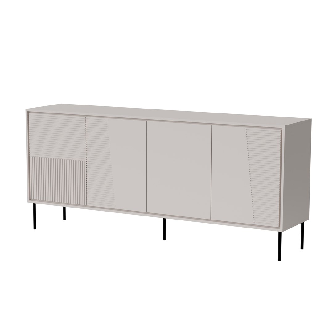 4D chest of drawers ABI 200x45x88 cashmere matt 4D chest of drawers ABI 200x45x88 cashmere matt