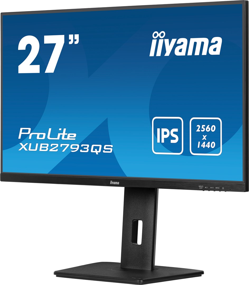 iiyama ProLite 27” QHD IPS technology panel with 150mm height adjustable stand and 100Hz refresh rate iiyama ProLite 27” QHD IPS technology panel with 150mm height adjustable stand and 100Hz refresh rate