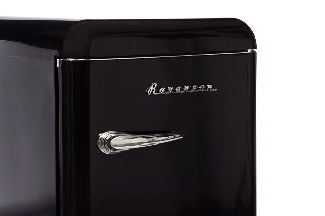 Fridge & Freezer Retro Ravanson LKK-120ERB Fridge & Freezer Retro Ravanson LKK-120ERB