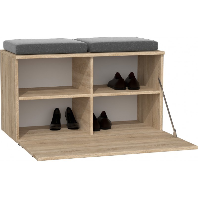 Topeshop OPAL SZAFKA SONOMA shoe organizer Closed Oak Topeshop OPAL SZAFKA SONOMA shoe organizer Closed Oak