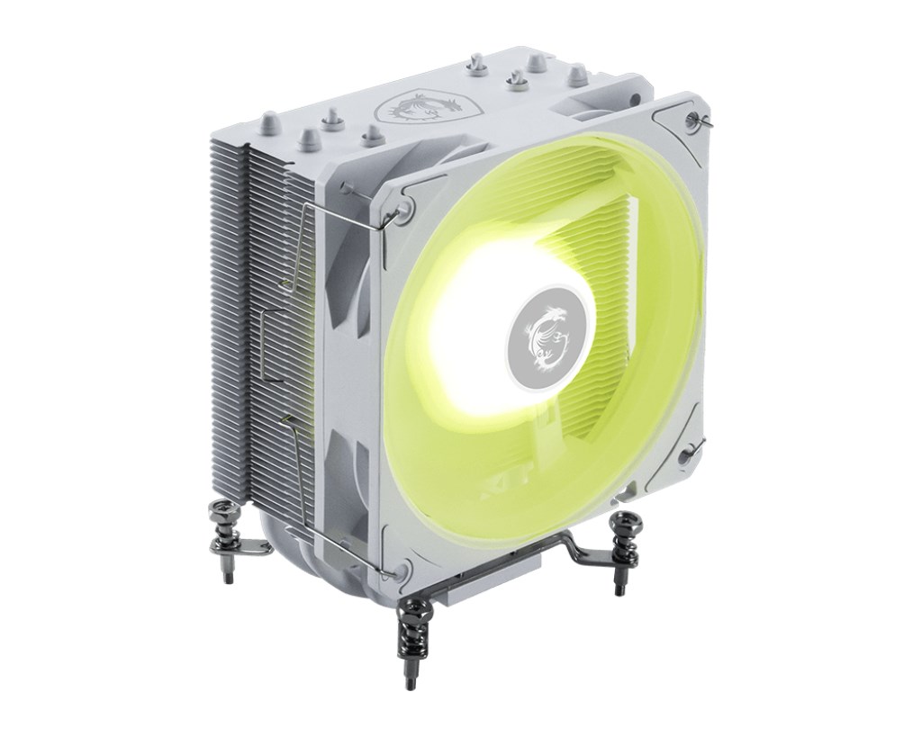 MSI MAG COREFROZR AA13 WHITE computer cooling system Processor Hybrid cooler 12 cm 1 pc(s) MSI MAG COREFROZR AA13 WHITE computer cooling system Processor Hybrid cooler 12 cm 1 pc(s)