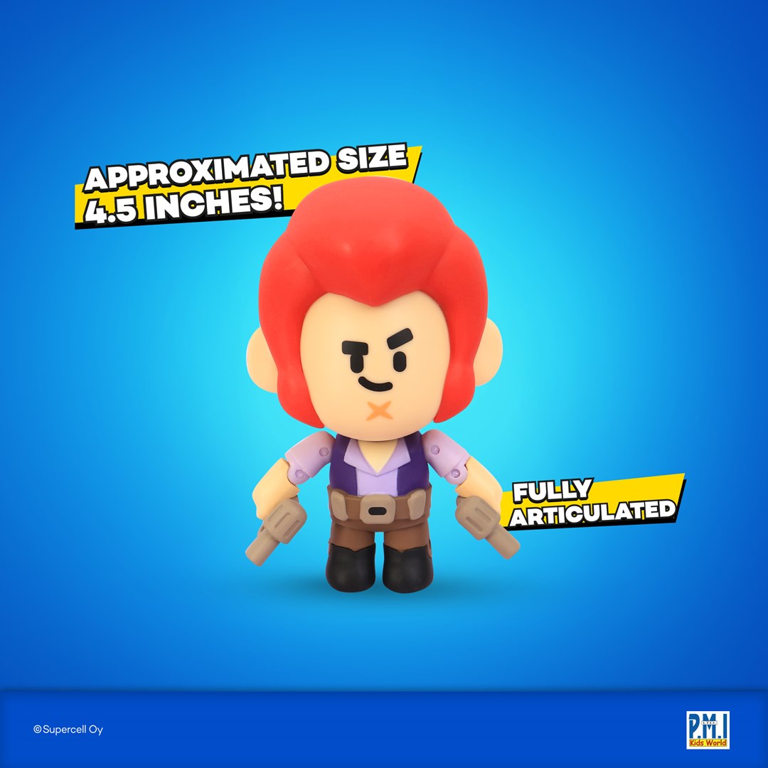 BRAWL STARS S1 ACTION FIGURES 11cm - 2 PACK VER.A BRAWL STARS S1 ACTION FIGURES 11cm - 2 PACK VER.A