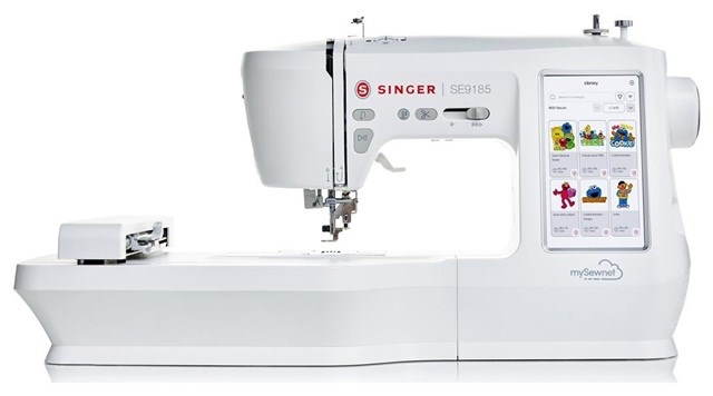 SINGER Sewing machine embroidery machine SE 9185 WiFi Electric current White SINGER Sewing machine embroidery machine SE 9185 WiFi Electric current White