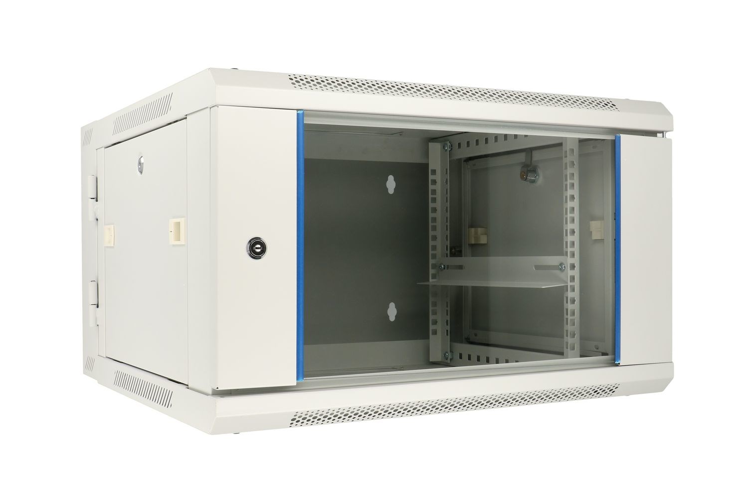 Extralink Rackmount cabinet 6U 600x600 AZH Gray wall mounted, swing type Extralink Rackmount cabinet 6U 600x600 AZH Gray wall mounted, swing type