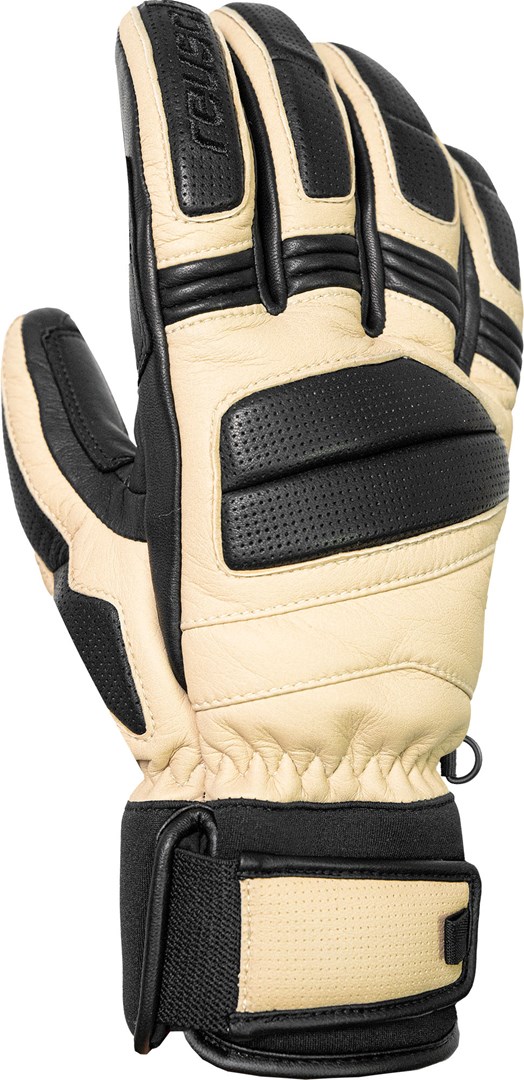REUSCH MASTER PRO GLOVES SIZE 9 BEIGE AND BLACK REUSCH MASTER PRO GLOVES SIZE 9 BEIGE AND BLACK