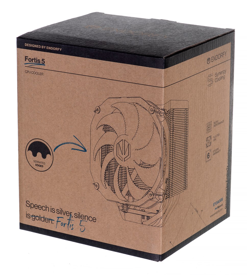 ENDORFY Fortis 5 Processor Air cooler 14 cm Black, Grey, Steel ENDORFY Fortis 5 Processor Air cooler 14 cm Black, Grey, Steel