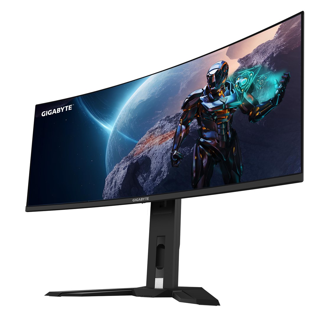 GIGABYTE MO34WQC 34" OLED WQHD Curved Gaming Monitor - 3440 x 1440, 175Hz, 0.03ms, KVM, 250 cd/m², FreeSync Premium Pro, DisplayHDR True Black 400, HDMI 2.1, Displayport 1.4 GIGABYTE MO34WQC 34" OLED WQHD Curved Gaming Monitor - 3440 x 1440, 175Hz, 0.03ms, KVM, 250 cd/m², FreeSync Premium Pro, DisplayHDR True Black 400, HDMI 2.1, Displayport 1.4