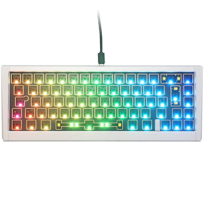 Ducky Outlaw 65 keyboard Universal USB US English Silver Ducky Outlaw 65 keyboard Universal USB US English Silver