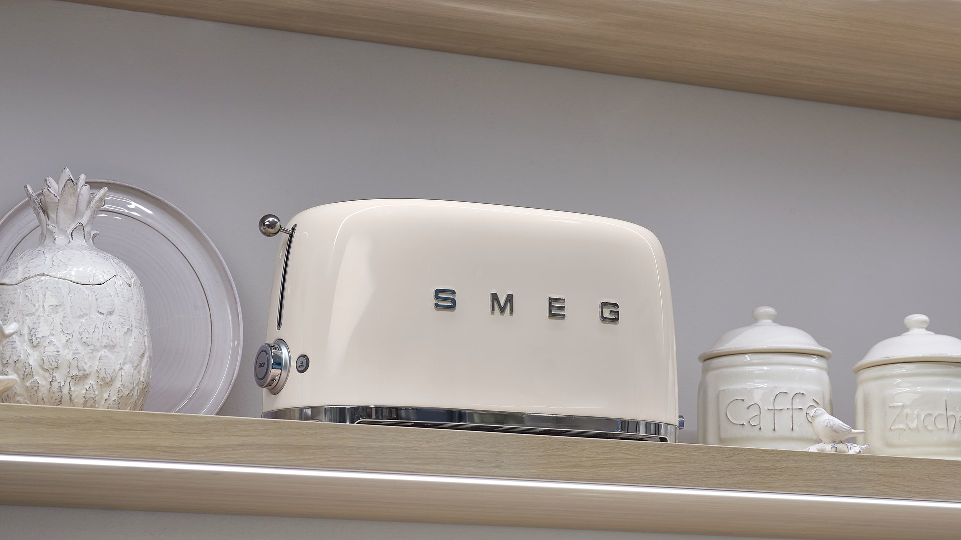 Smeg 50's Style Toaster TSF02CREU Cream Smeg 50's Style Toaster TSF02CREU Cream