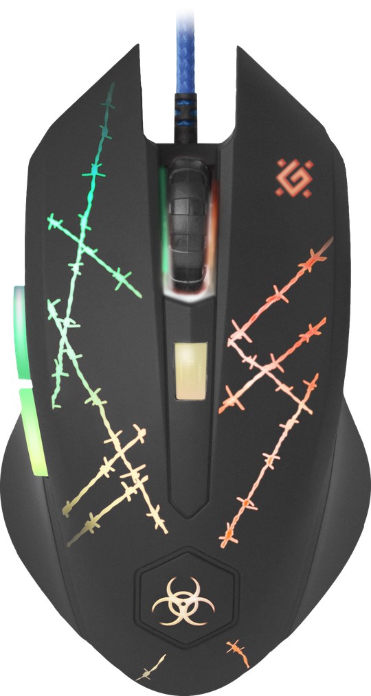 Defender Forced GM-020L mouse Gaming Ambidextrous USB Type-A Optical 3200 DPI Defender Forced GM-020L mouse Gaming Ambidextrous USB Type-A Optical 3200 DPI
