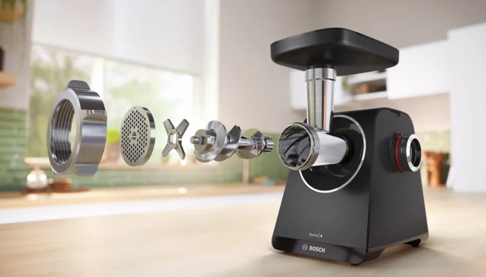 Bosch Serie 4 MFWS440B mincer 1900 W Black, Silver Bosch Serie 4 MFWS440B mincer 1900 W Black, Silver