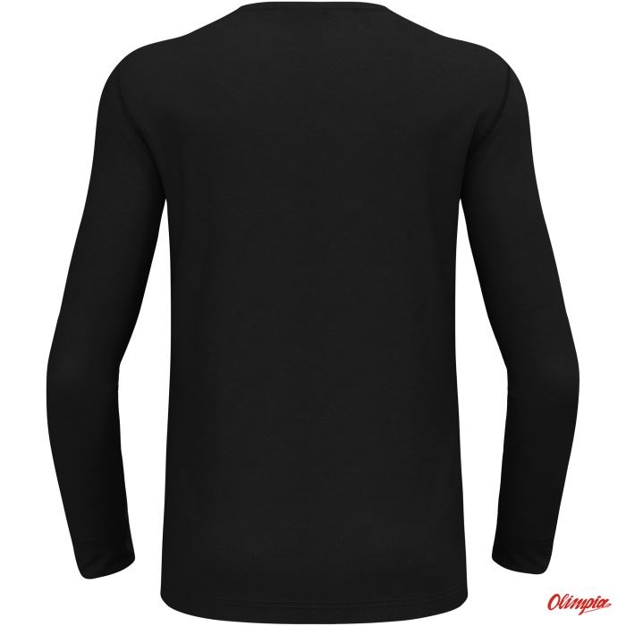 Odlo BL TOP crew neck l/s MERINO 200 men's T-shirt, size M, black Odlo BL TOP crew neck l/s MERINO 200 men's T-shirt, size M, black