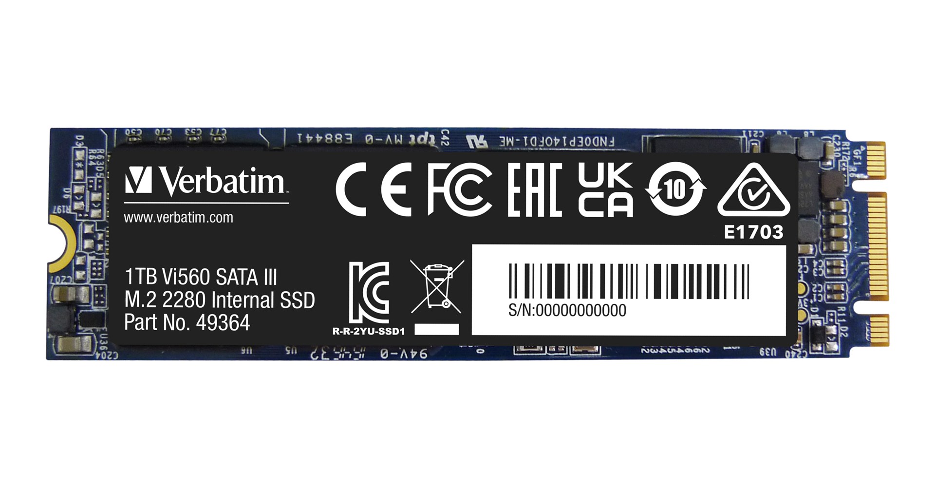 Verbatim Vi560 S3 M.2 SSD 1TB Verbatim Vi560 S3 M.2 SSD 1TB