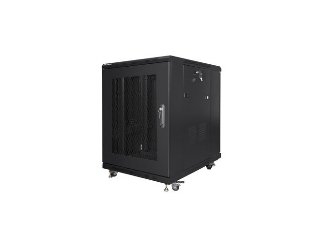 LANBERG STANDING RACK CABINET 19" 15U 600X800 BLACK LANBERG STANDING RACK CABINET 19" 15U 600X800 BLACK