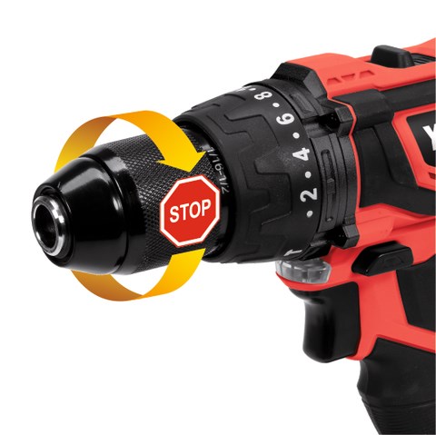 Yato YT-82787 drill 1650 RPM Keyless 1.3 kg Black, Red Yato YT-82787 drill 1650 RPM Keyless 1.3 kg Black, Red