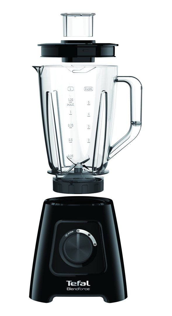 Tefal BlendForce II BL4208 blender 1.25 L Tabletop blender 600 W Black Tefal BlendForce II BL4208 blender 1.25 L Tabletop blender 600 W Black
