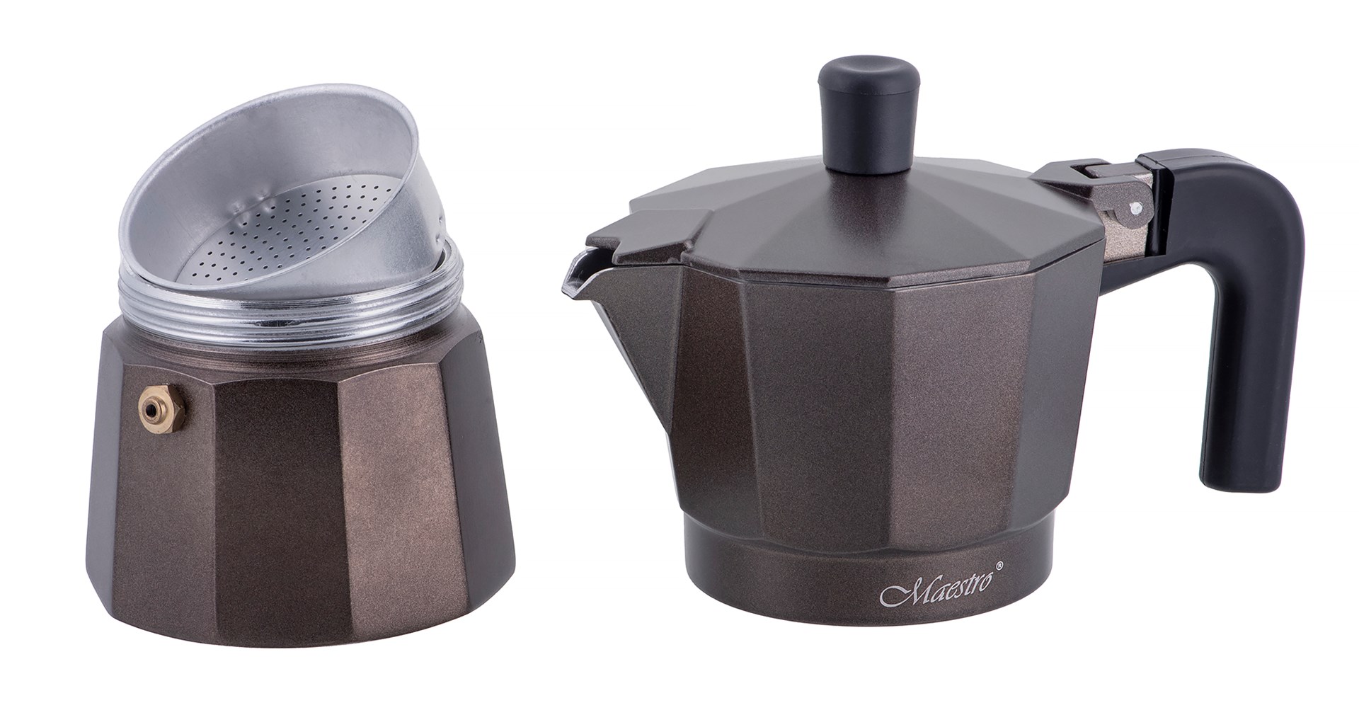 Maestro 3 cup coffee machine MR-1666-3-BROWN brown Maestro 3 cup coffee machine MR-1666-3-BROWN brown