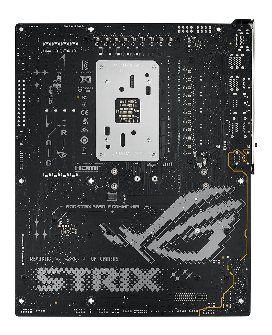 ASUS ROG STRIX B850-F GAMING WIFI AMD B850 socket AM5 ATX motherboard ASUS ROG STRIX B850-F GAMING WIFI AMD B850 socket AM5 ATX motherboard
