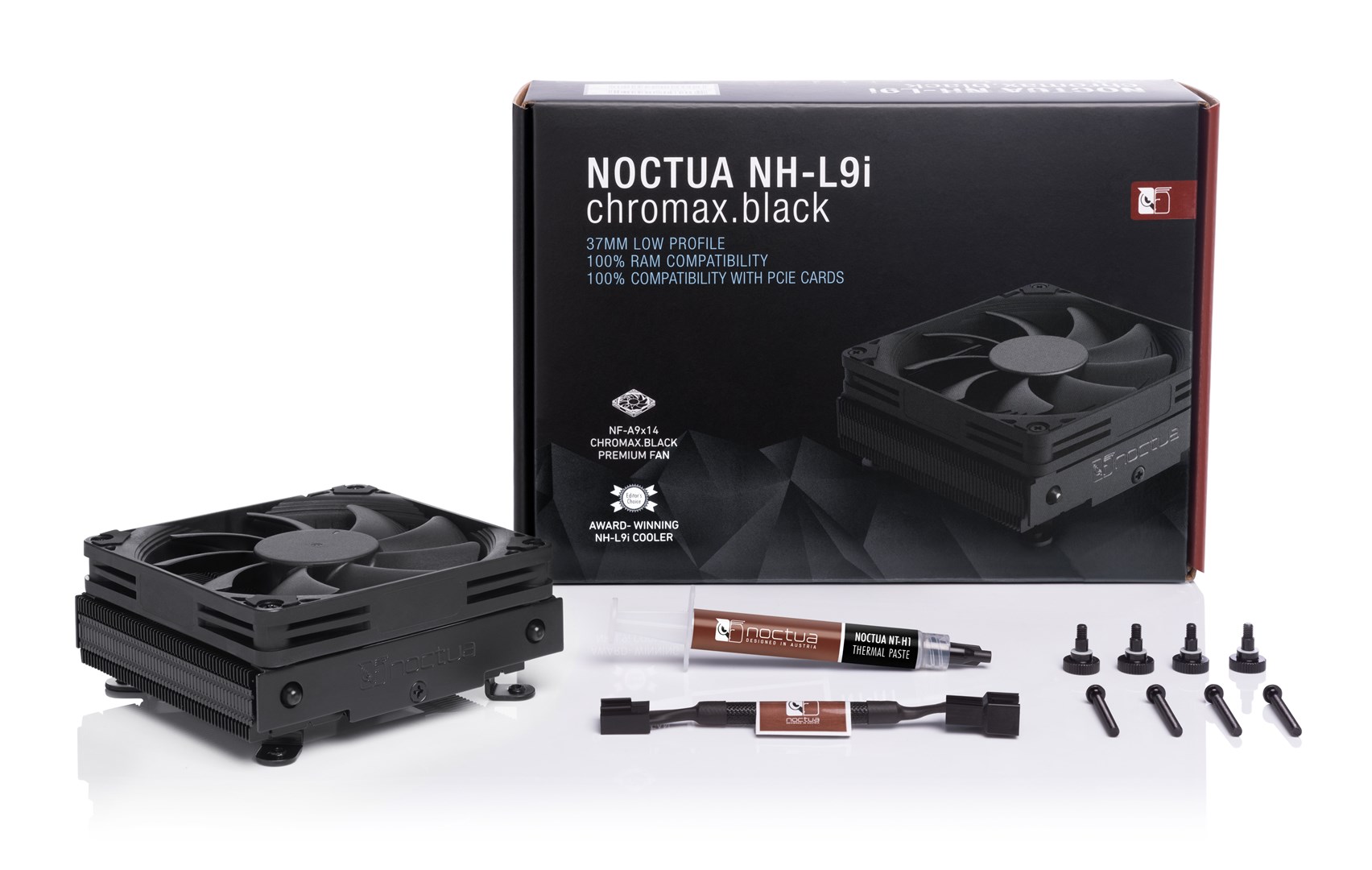Noctua NH-L9i chromax.black Processor Cooler 9.2 cm Noctua NH-L9i chromax.black Processor Cooler 9.2 cm